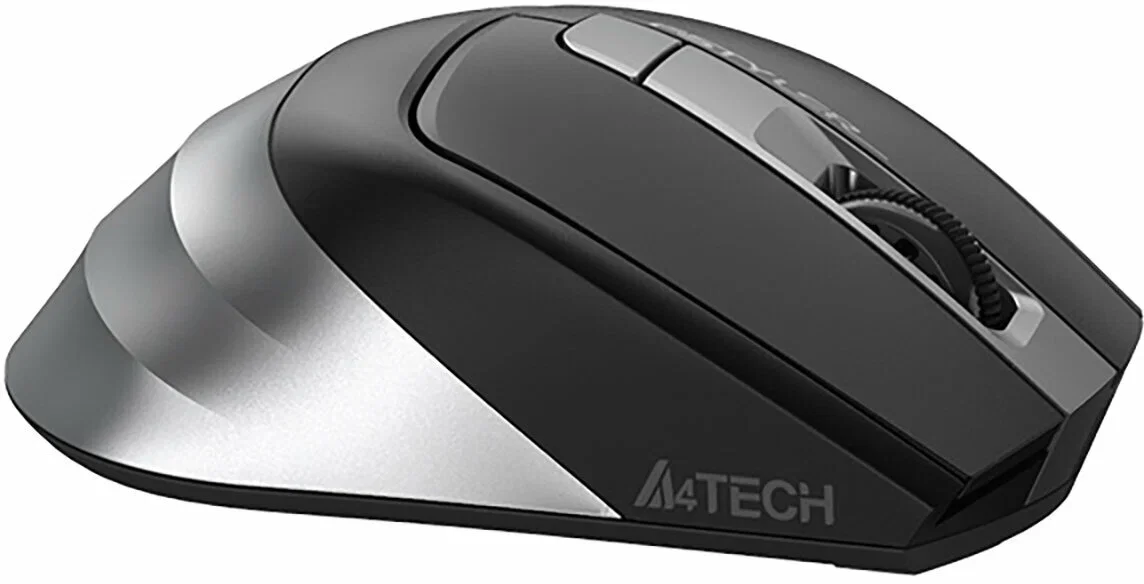 Мышь беспроводная A4Tech Fstyler FG35 серый/черный, 2000 dpi, радиоканал, USB, кнопки - 6
