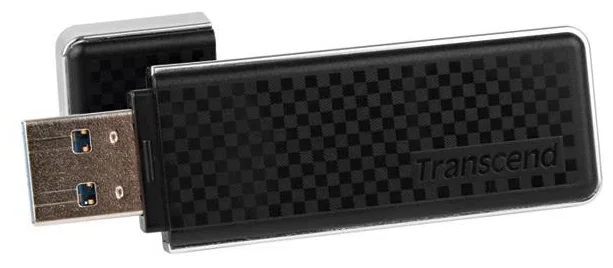 Флеш накопитель 8GB Transcend JetFlash 780, USB 3.1, Черный/Хром