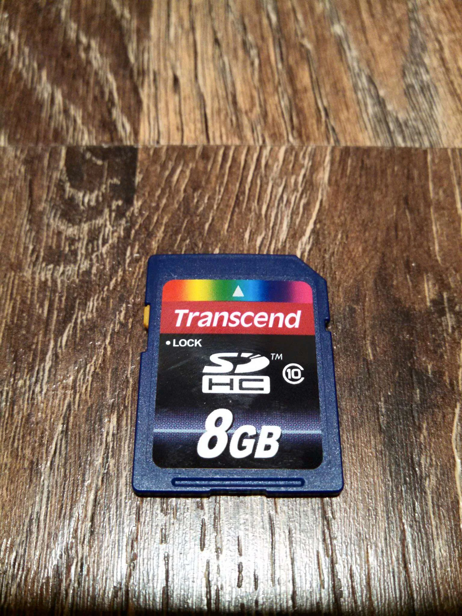 Флеш карта SD 8GB Transcend SDHC Class 10