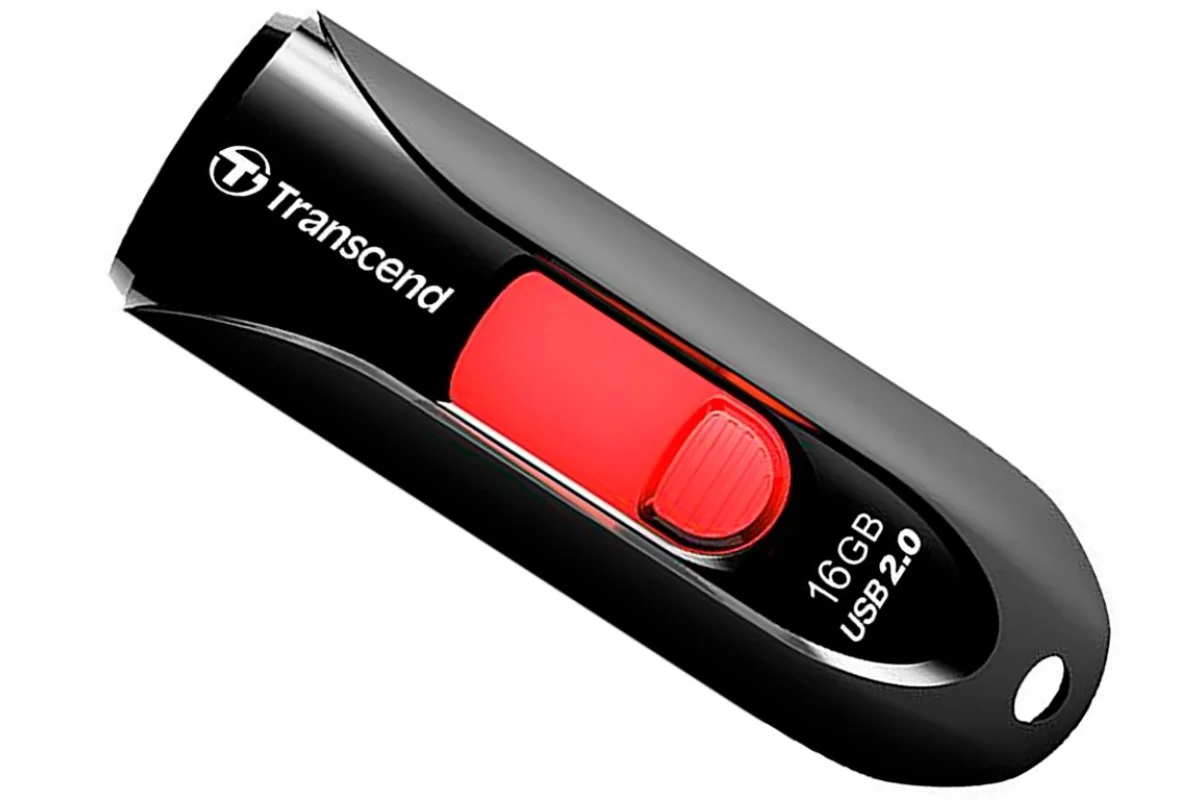 Флеш накопитель 16GB Transcend JetFlash 590, USB 2.0, Черный