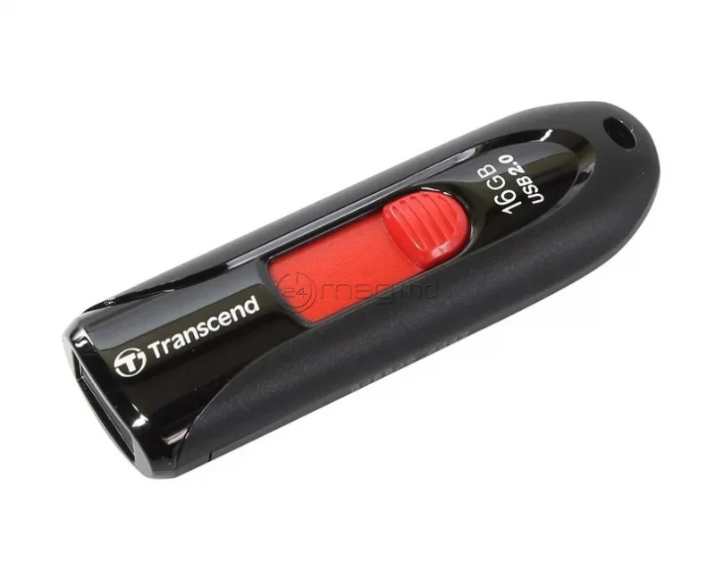 Флеш накопитель 16GB Transcend JetFlash 590, USB 2.0, Черный