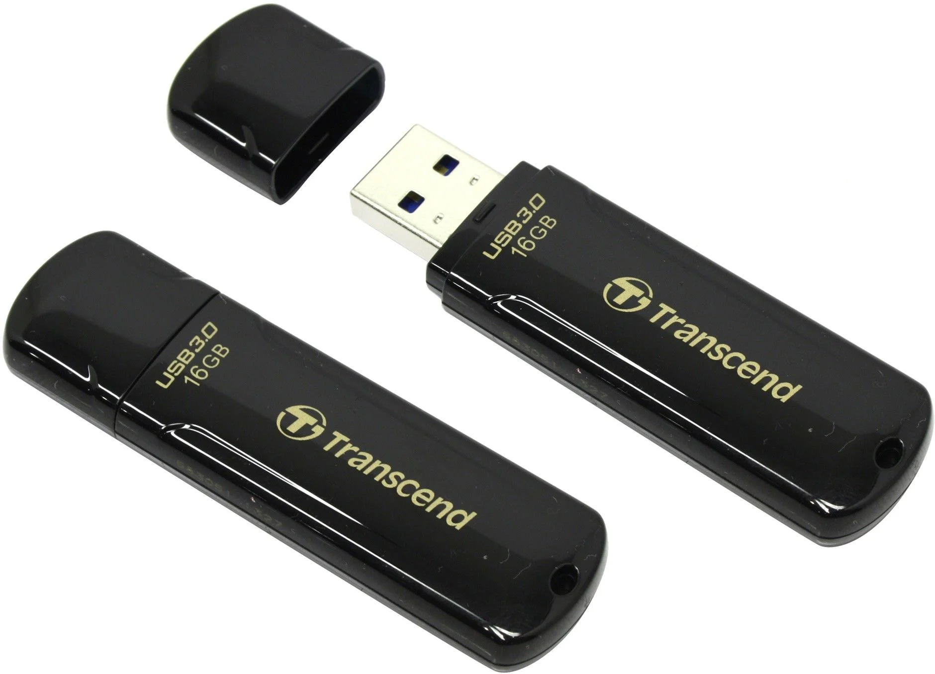 Флеш накопитель 16GB Transcend JetFlash 700, USB 3.1, Черный