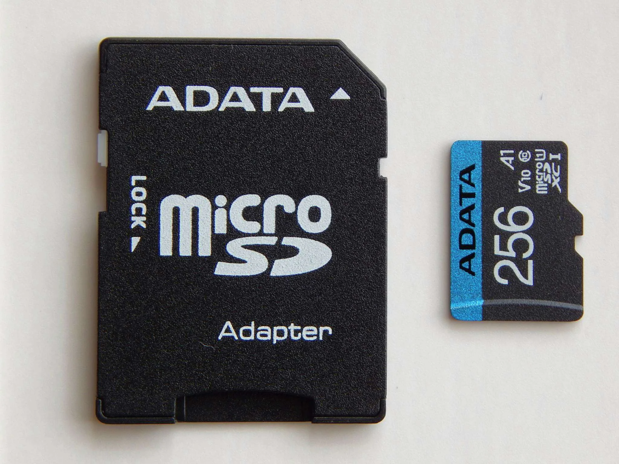 Флеш карта microSD 256GB A-DATA Premier microSDHC Class 10 UHS-I A1 100/25 MB/s (SD адаптер)