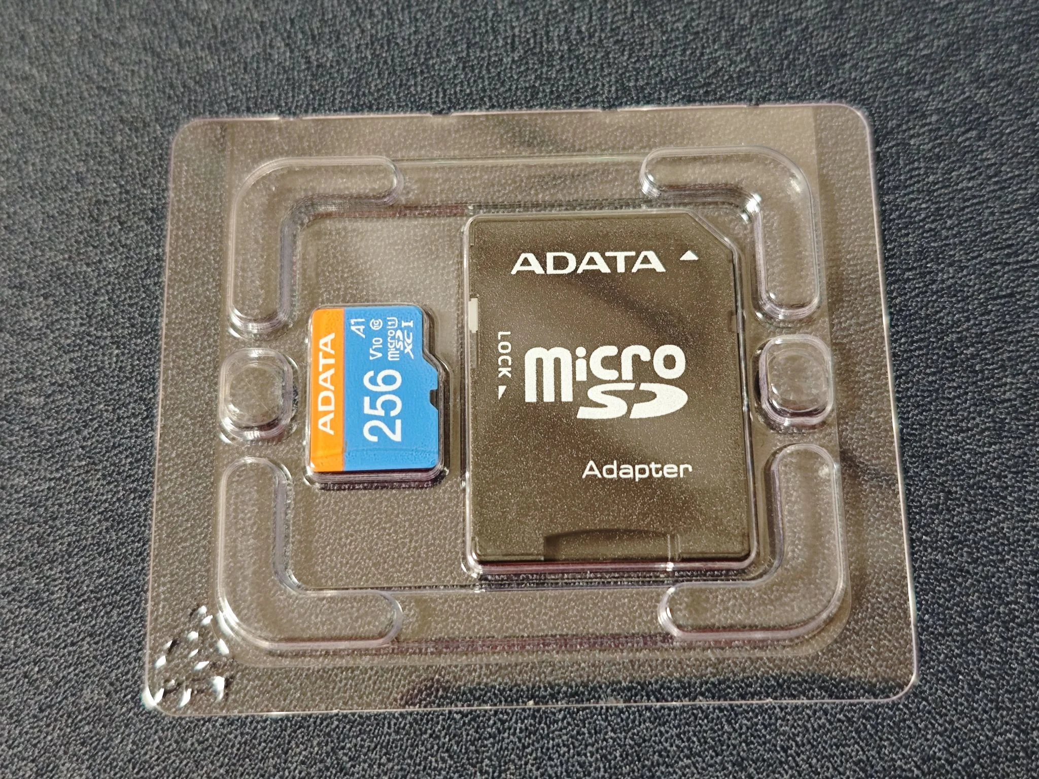 Флеш карта microSD 256GB A-DATA Premier microSDHC Class 10 UHS-I A1 100/25 MB/s (SD адаптер)