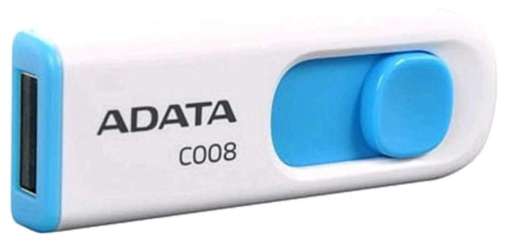 Флеш накопитель 32GB A-DATA Classic C008, USB 2.0, Белый