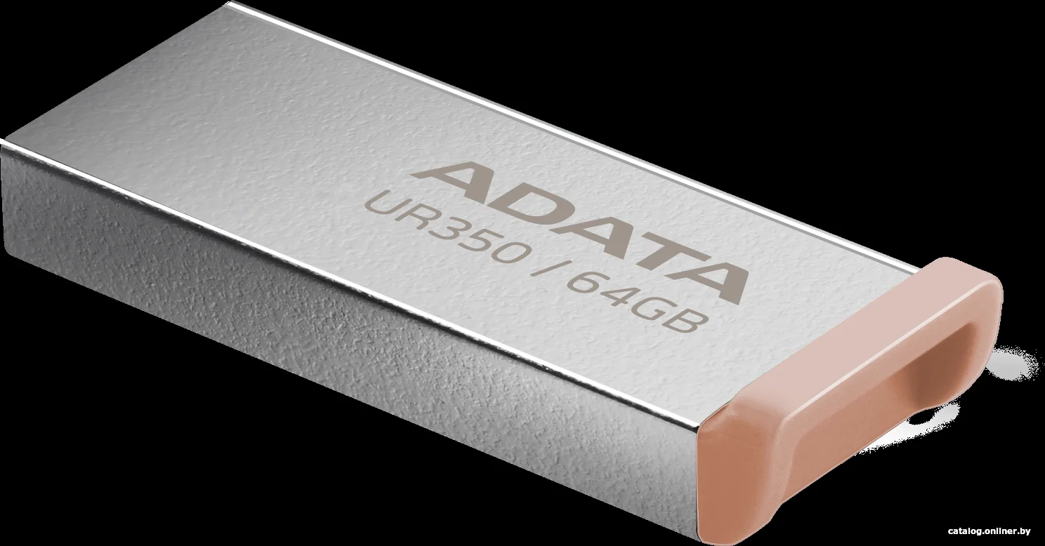 Флеш накопитель 32GB A-DATA UR350, USB 3.2, металл/коричневый