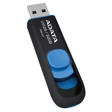 Флеш накопитель 32GB A-DATA UV128, USB 3.2, черный/синий