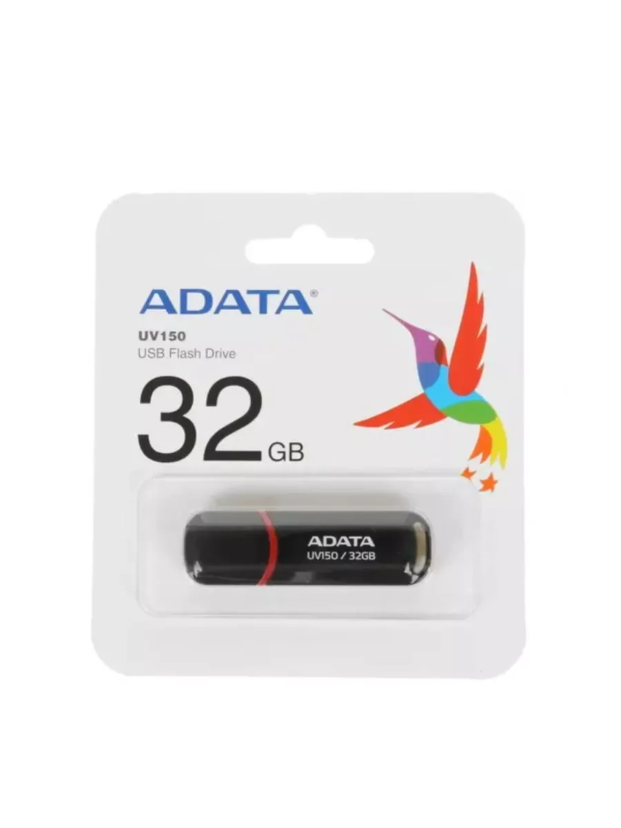 Флеш накопитель 32GB A-DATA UV150, USB 3.2, Черный