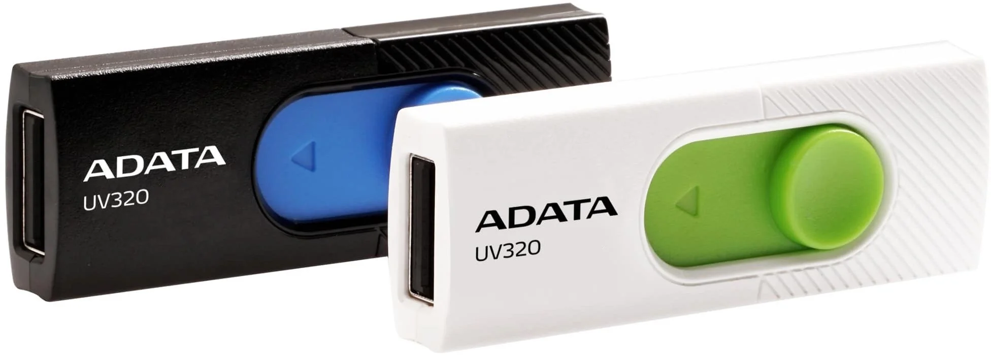 Флеш накопитель 32GB A-DATA UV320, USB 3.2, черный/голубой