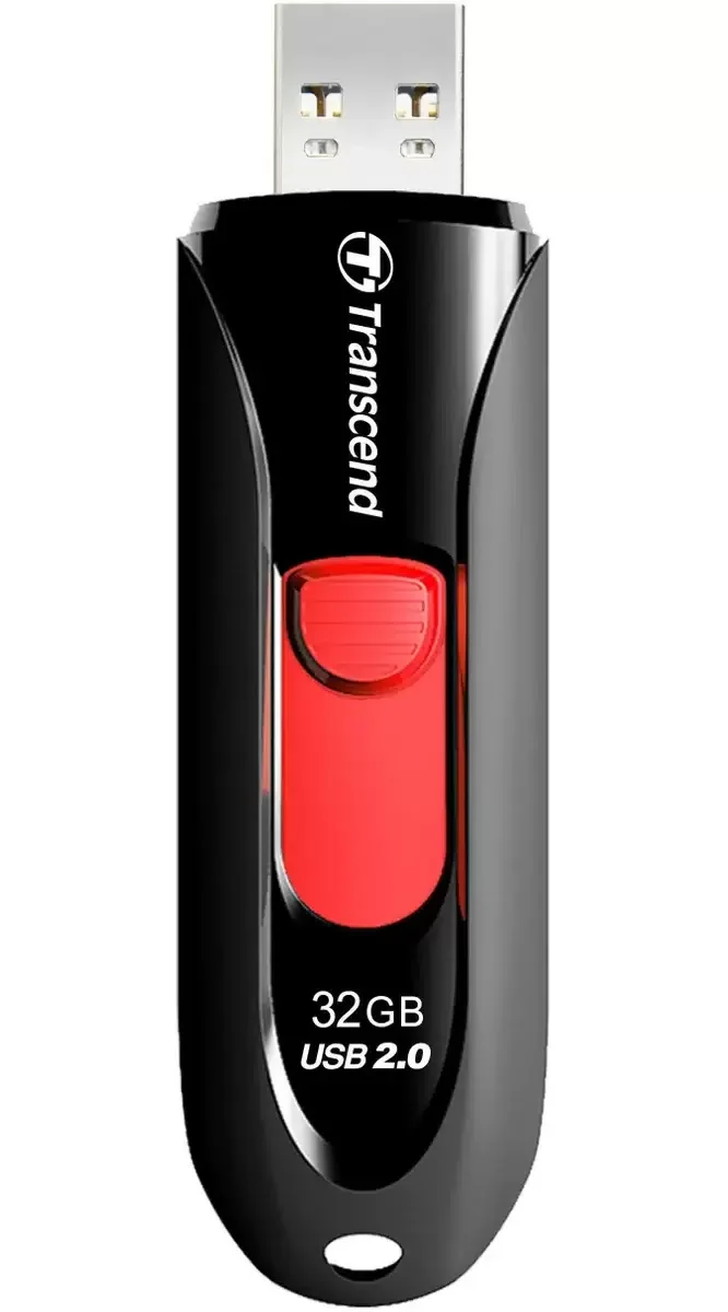 Флеш накопитель 32GB Transcend JetFlash 590, USB 2.0, Черный