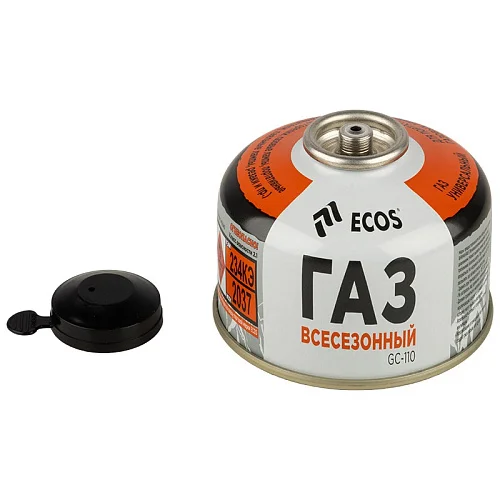 СКР Газ всесезонный т.м. ECOS в баллоне, GC-110 (резьбовой EPI-GAS, 110 г, Корея)