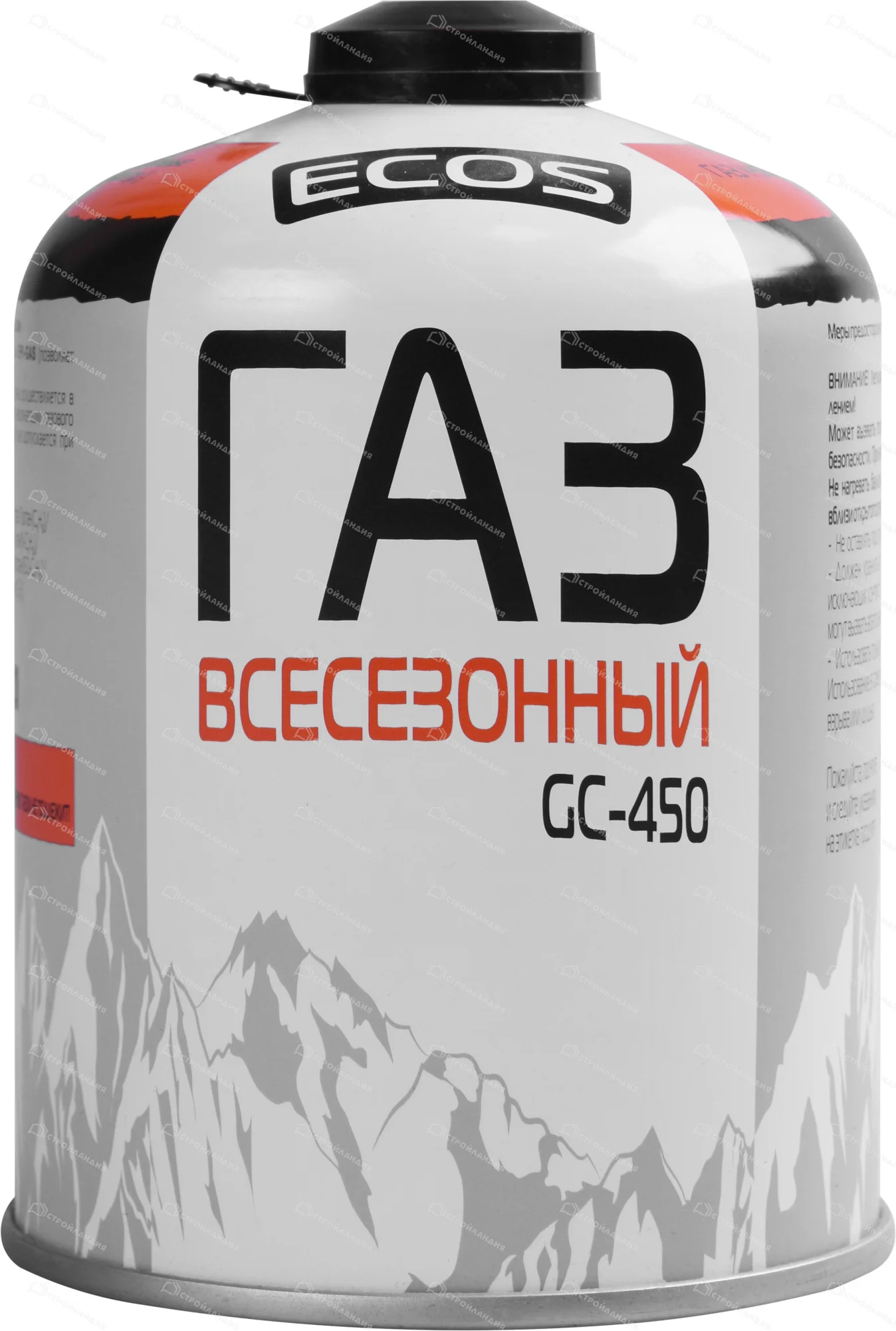 СКР Газ всесезонный т.м. ECOS в баллоне, GC-110 (резьбовой EPI-GAS, 110 г, Корея)
