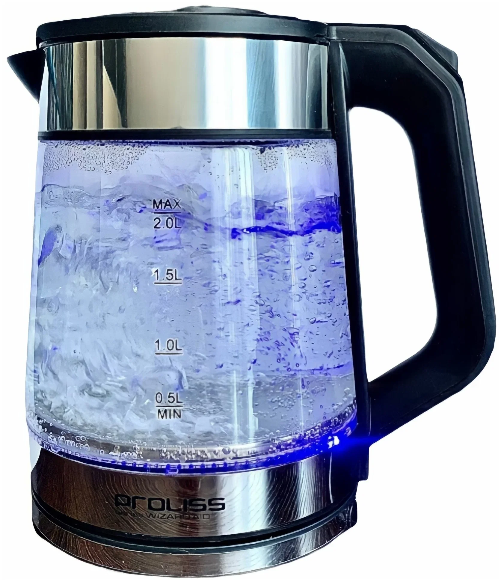 Эл,чайник PROLISS PRO-2105, черный, 2200Вт, 1.7л, 360°