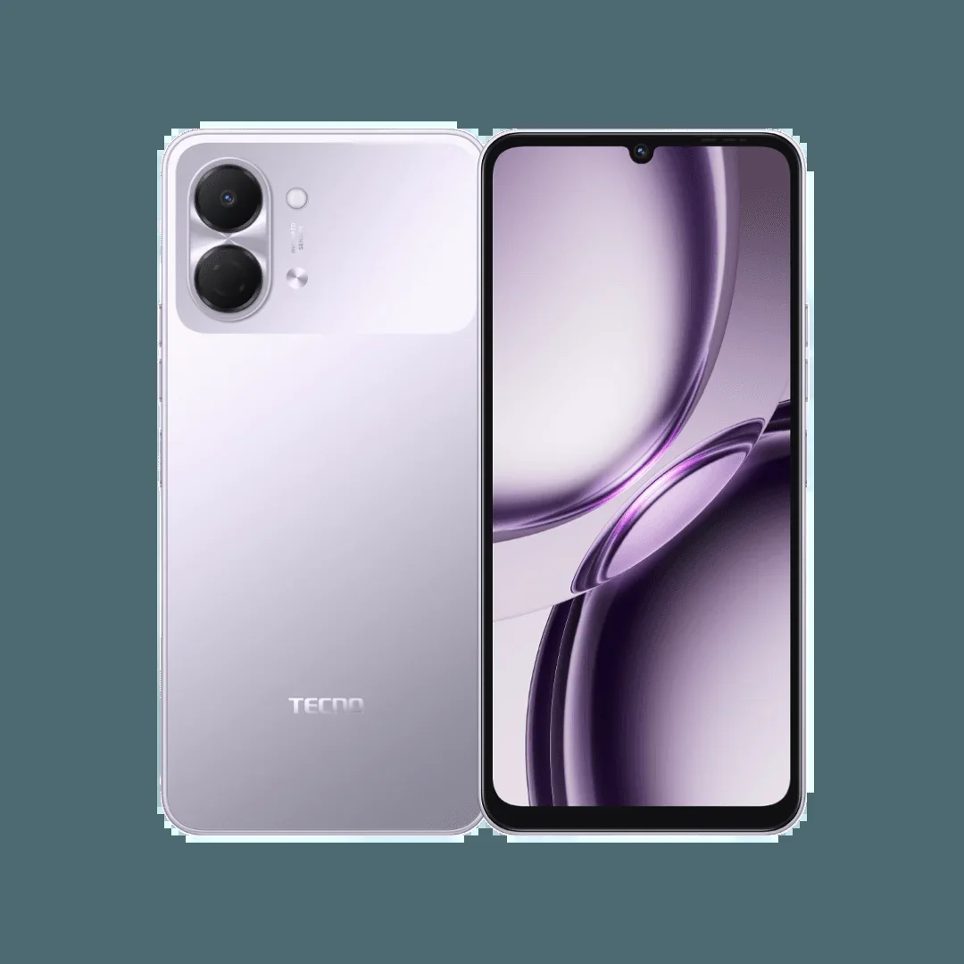 Смартфон Tecno Spark Go 3 128Gb 4Gb серый моноблок 3G 4G 2Sim 6.75" 720x1600 Android 15 13Mpix 802.11 a/b/g/n/ac NFC GPS GSM900/1800 Protect microSD m