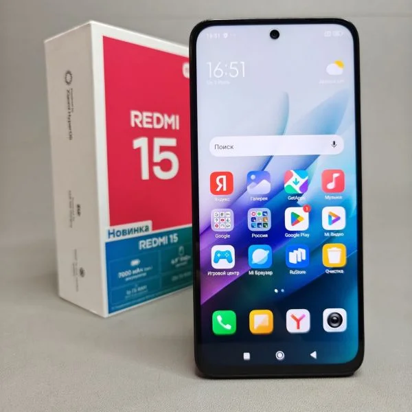 Смартфон Xiaomi Redmi 15 8/256Gb черный