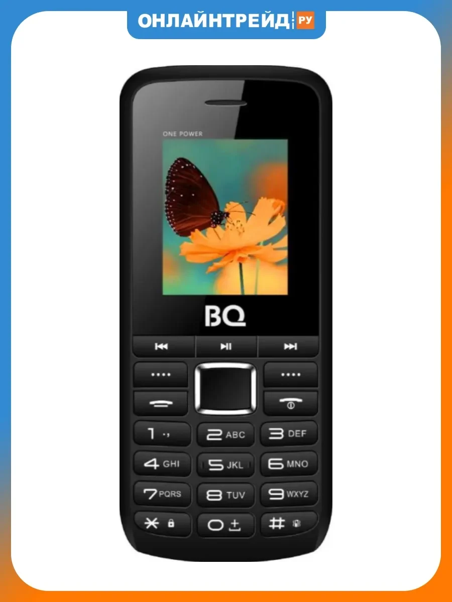 Мобильный телефон BQ 1846 One Power черный/серый