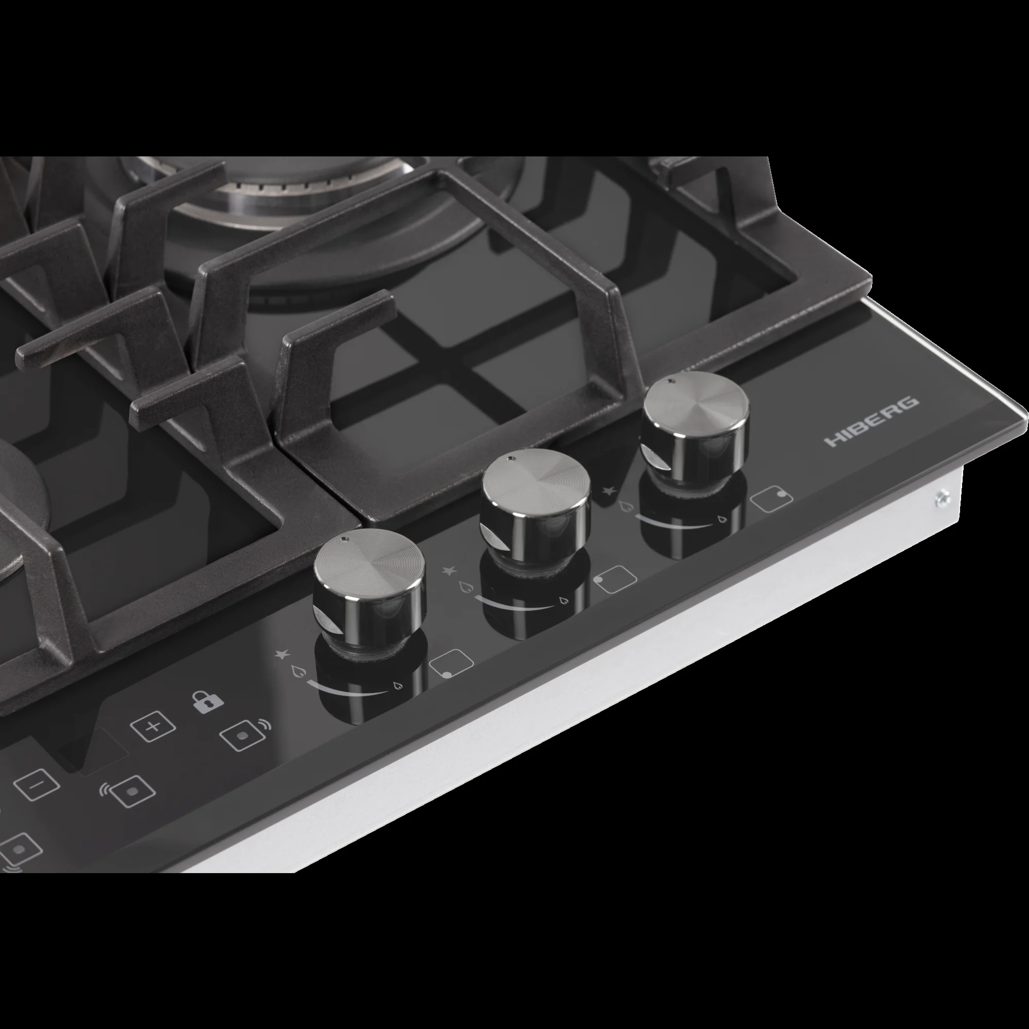 Газовая варочная панель Hiberg VM 4535 B