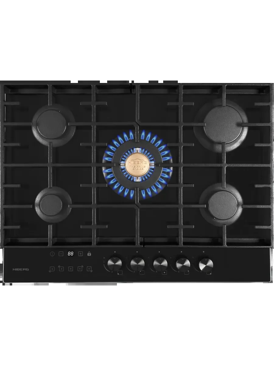 Газовая варочная панель Hiberg VM 7155 B