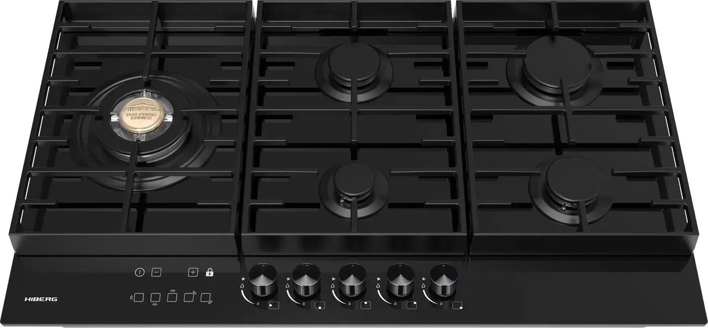 Газовая варочная панель Hiberg VM 9155 B