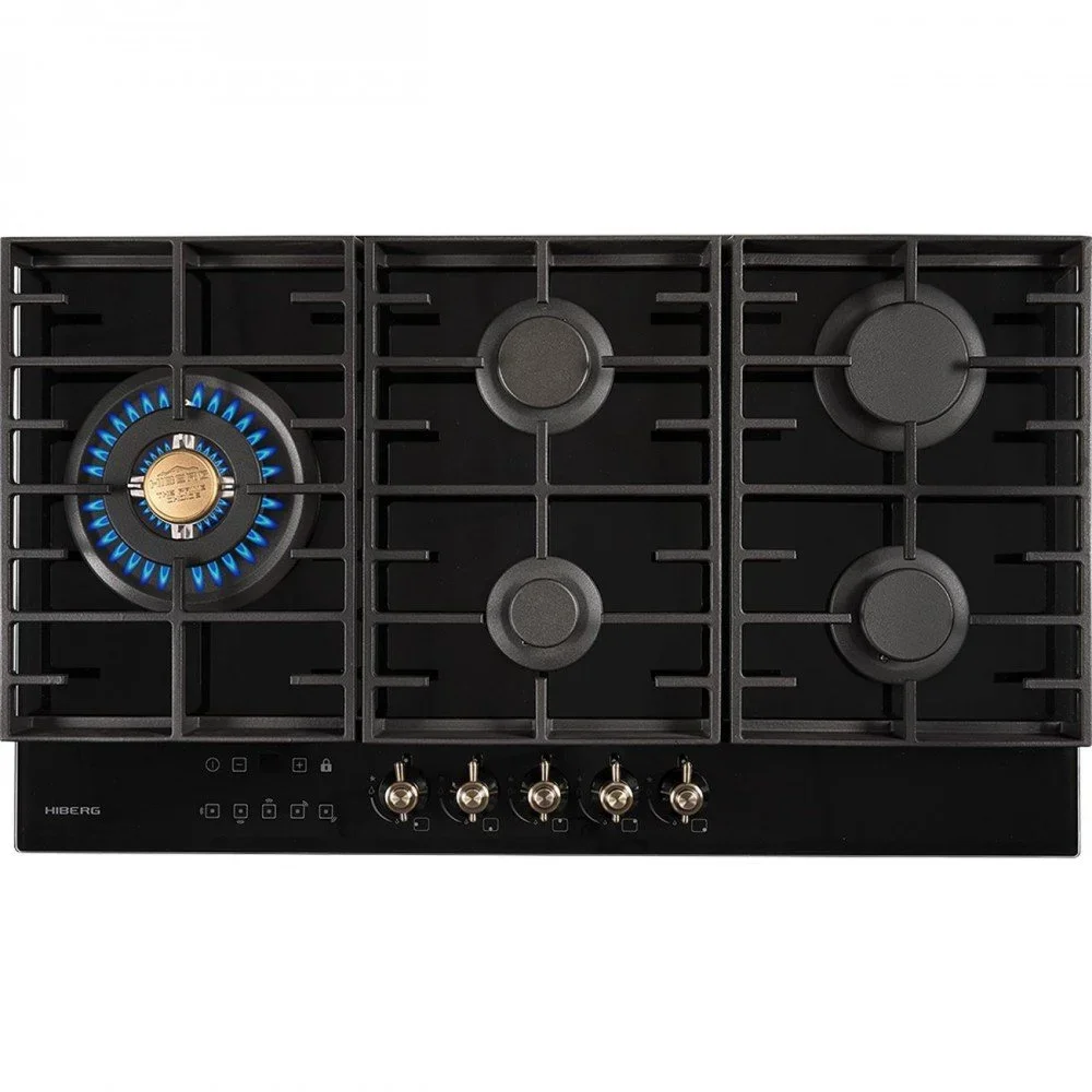 Газовая варочная панель Hiberg VM 9155 B