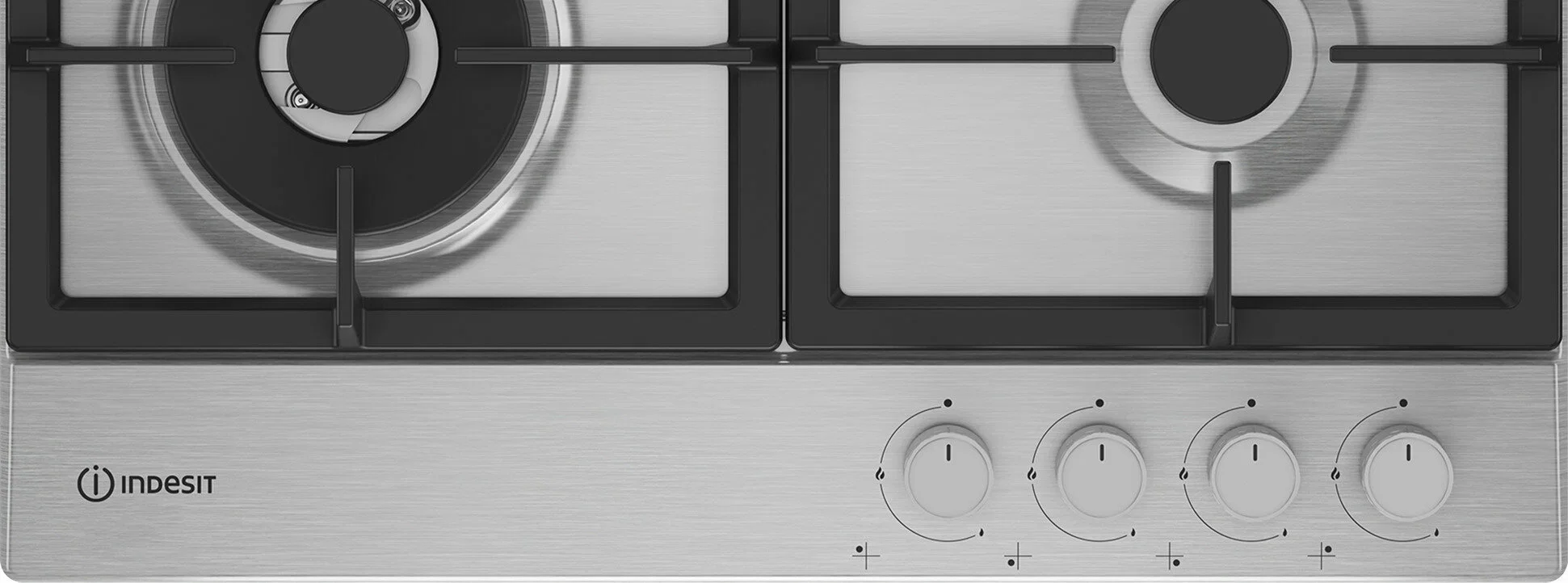 Газовая варочная панель Indesit THPM 642 W/IX/I RU