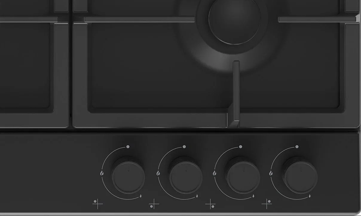 Газовая варочная панель Indesit THPM 642 WS/BL/I черный