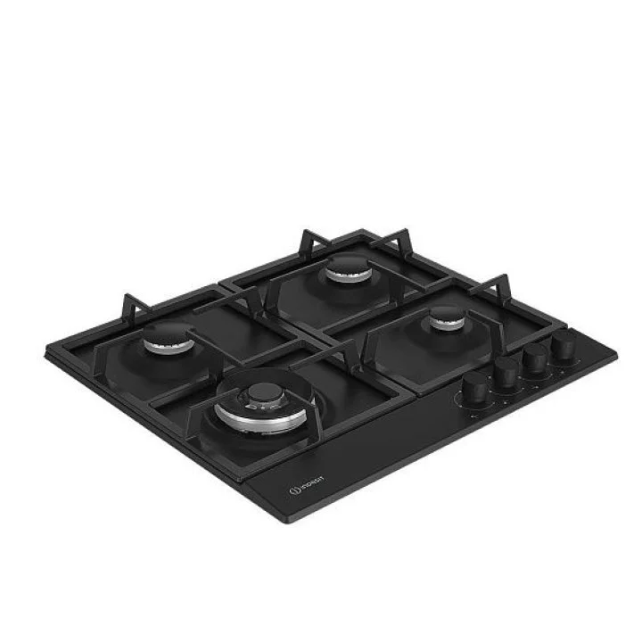Газовая варочная панель Indesit THPM 642 WS/BL/I черный