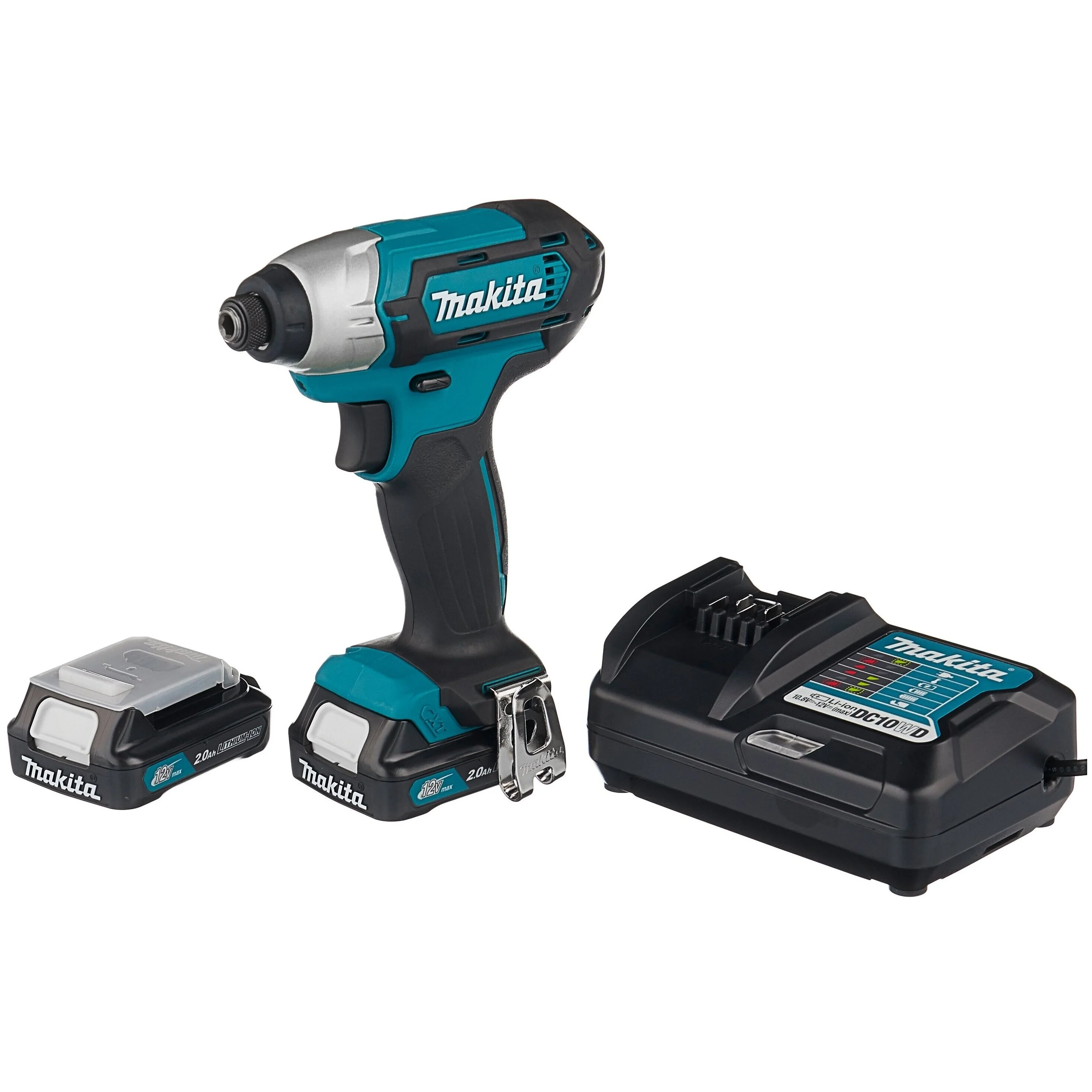 Шуруповерт Makita TD110DWAE аккум. патрон:держатель бит 1/4" (кейс в комплекте)