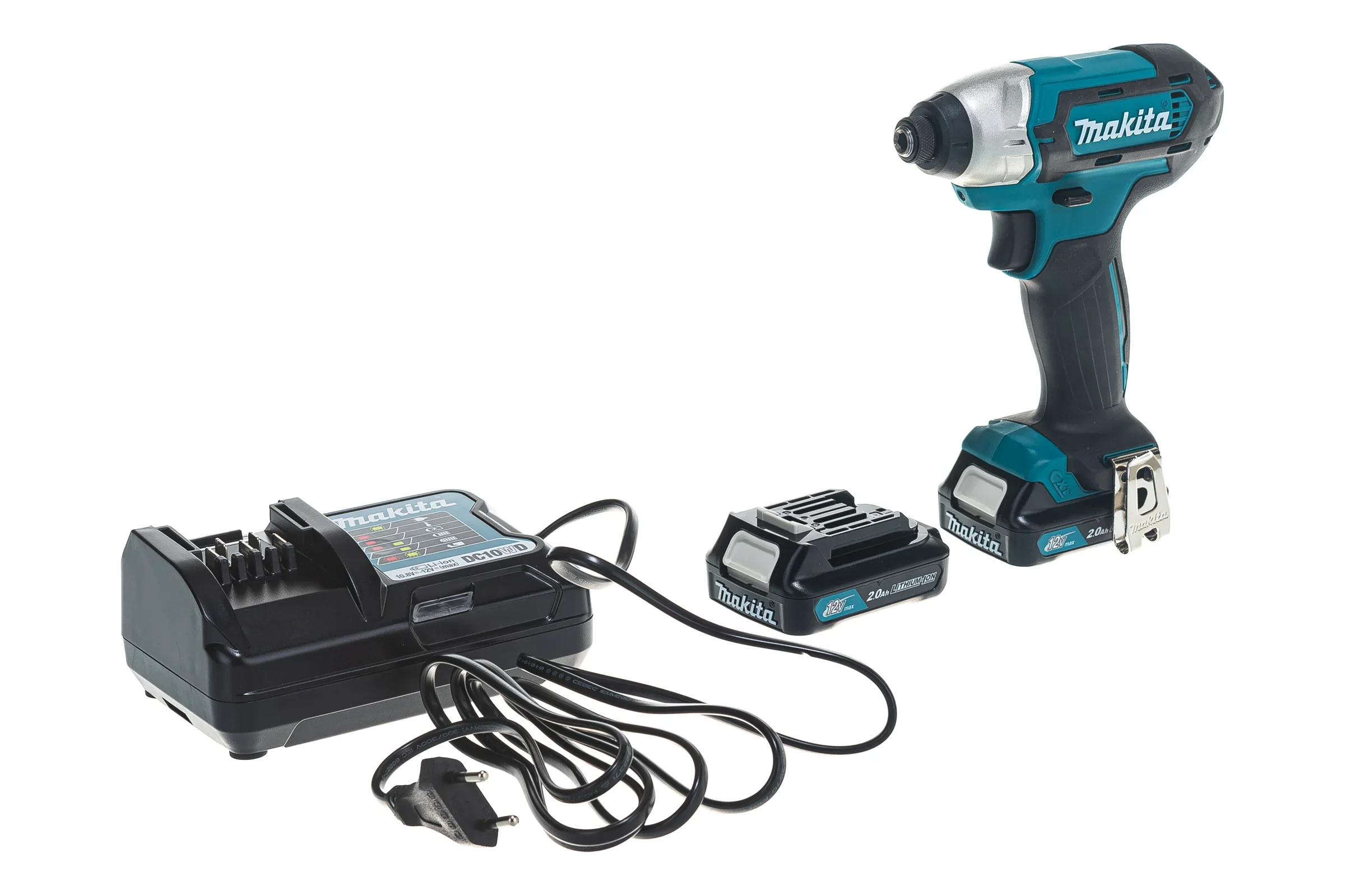 Шуруповерт Makita TD110DWAE аккум. патрон:держатель бит 1/4" (кейс в комплекте)
