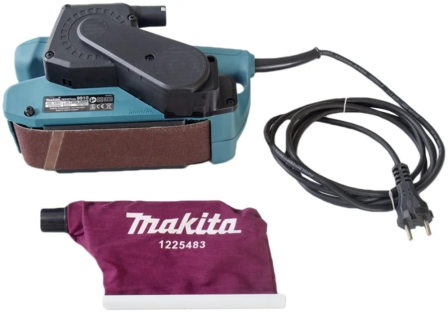 Ленточная шлифовальная машина Makita 9910K 650Вт шир.ленты 76мм