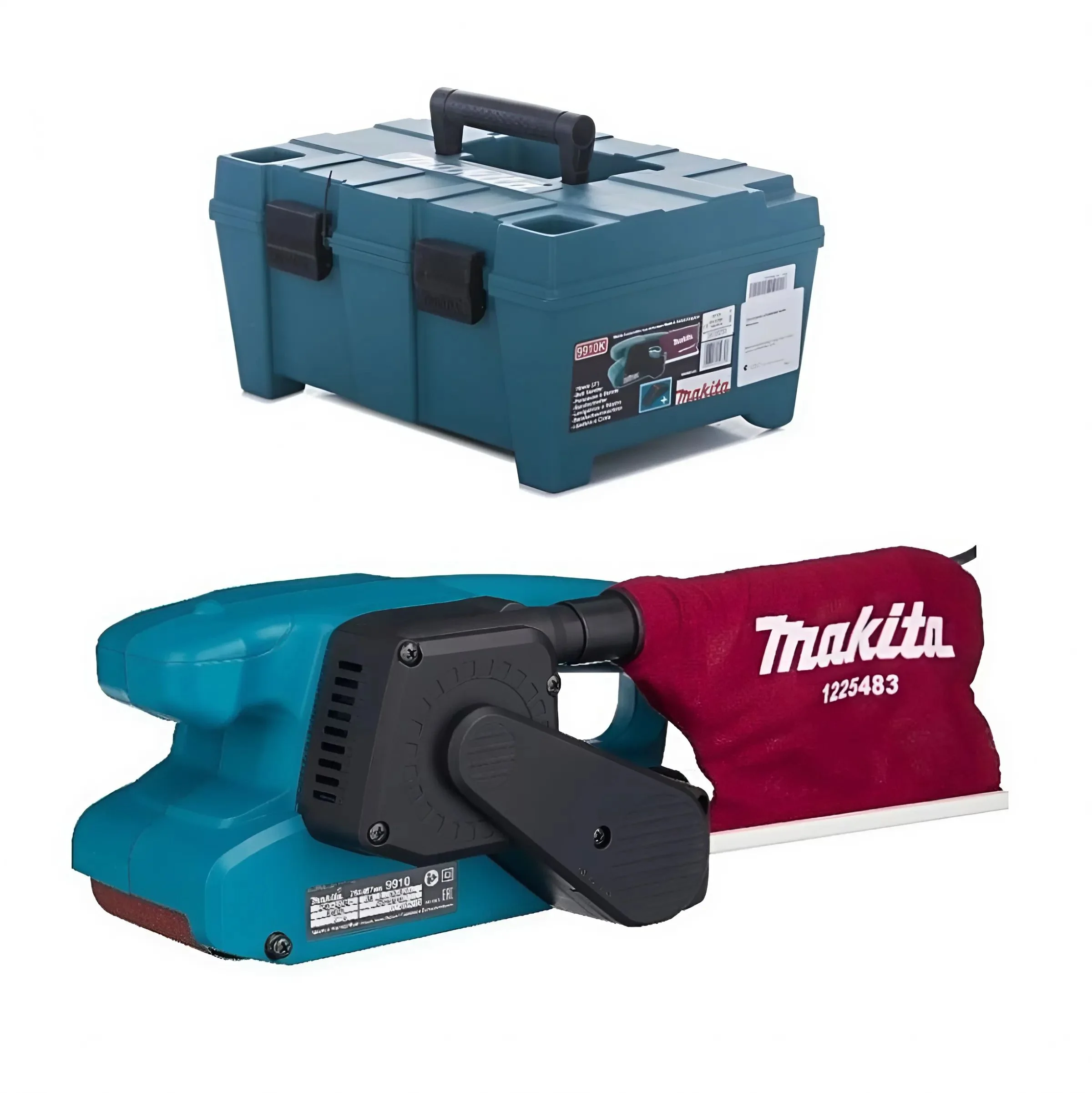 Ленточная шлифовальная машина Makita 9910K 650Вт шир.ленты 76мм