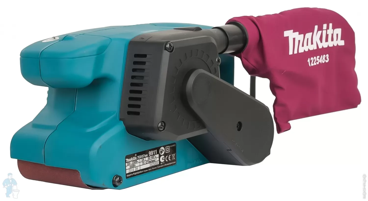Ленточная шлифовальная машина Makita 9911 650Вт шир.ленты 76мм