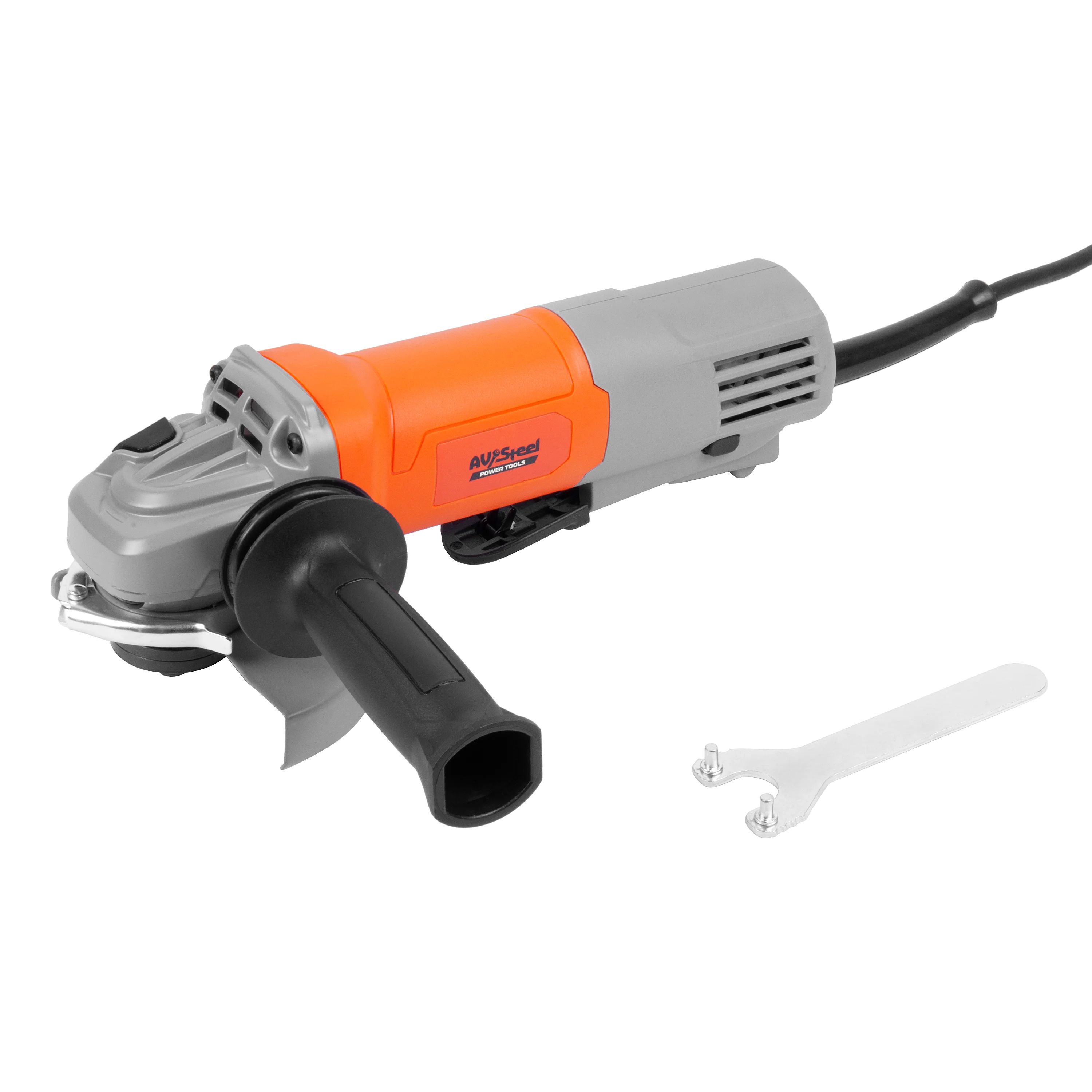 Углошлифовальная машина Av Steel AV-AG 125/1300 S 1300Вт 11000об/мин рез.шпин.:M14 d=115/125мм (AV-962111)