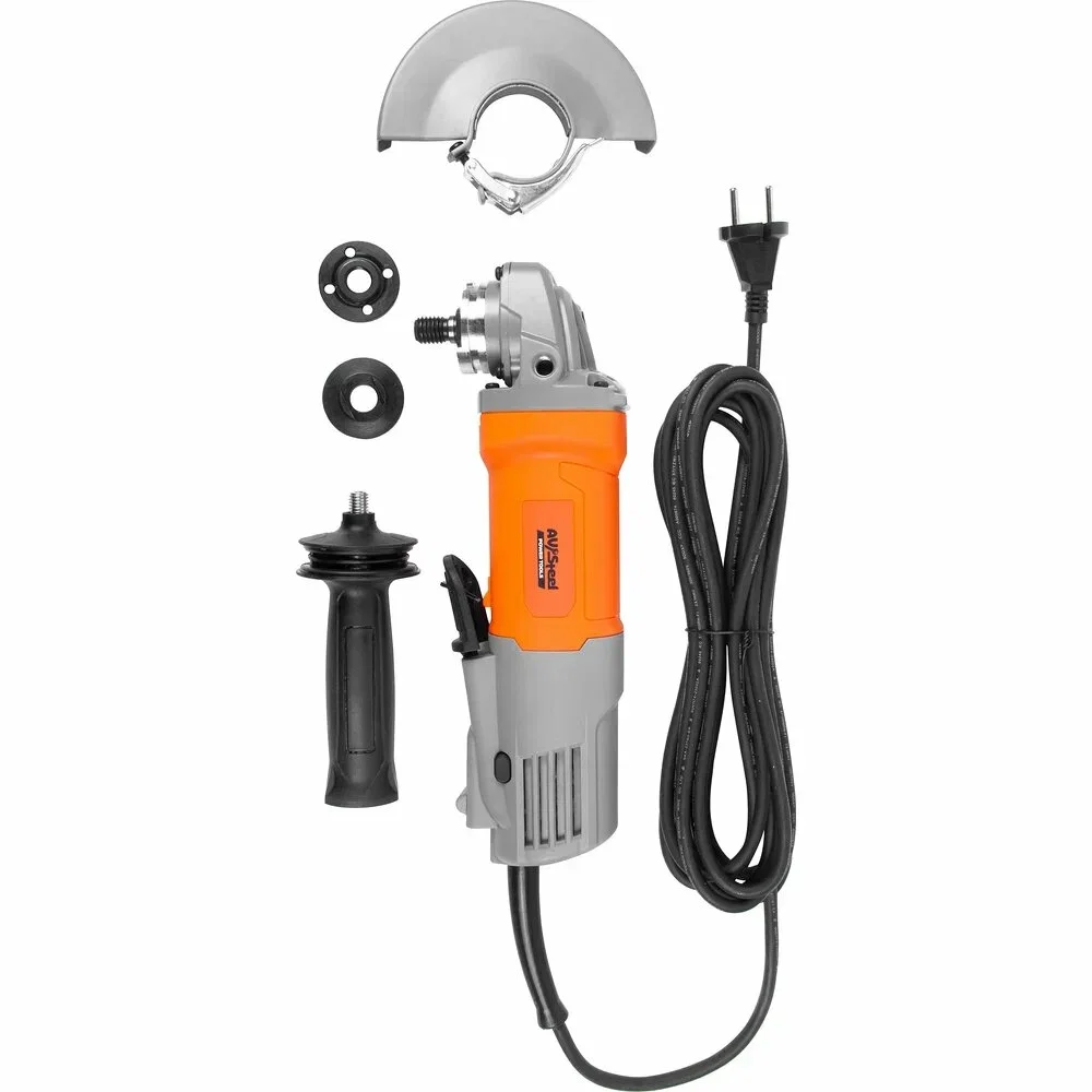 Углошлифовальная машина Av Steel AV-AG 125/1300 S 1300Вт 11000об/мин рез.шпин.:M14 d=115/125мм (AV-962111)