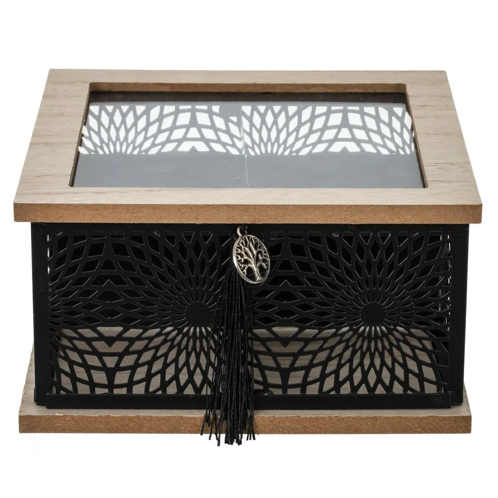 Шкатулка для чайных пакетиков, L18,5 W18,5 H9 см