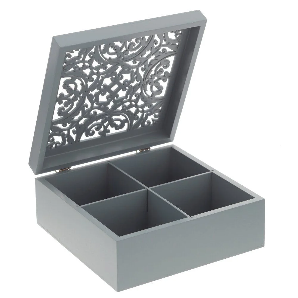 Шкатулка для чайных пакетиков, L20 W20 H7,5 см