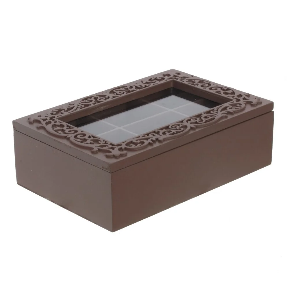 Шкатулка для чайных пакетиков, L24 W10,5 H7,5 см