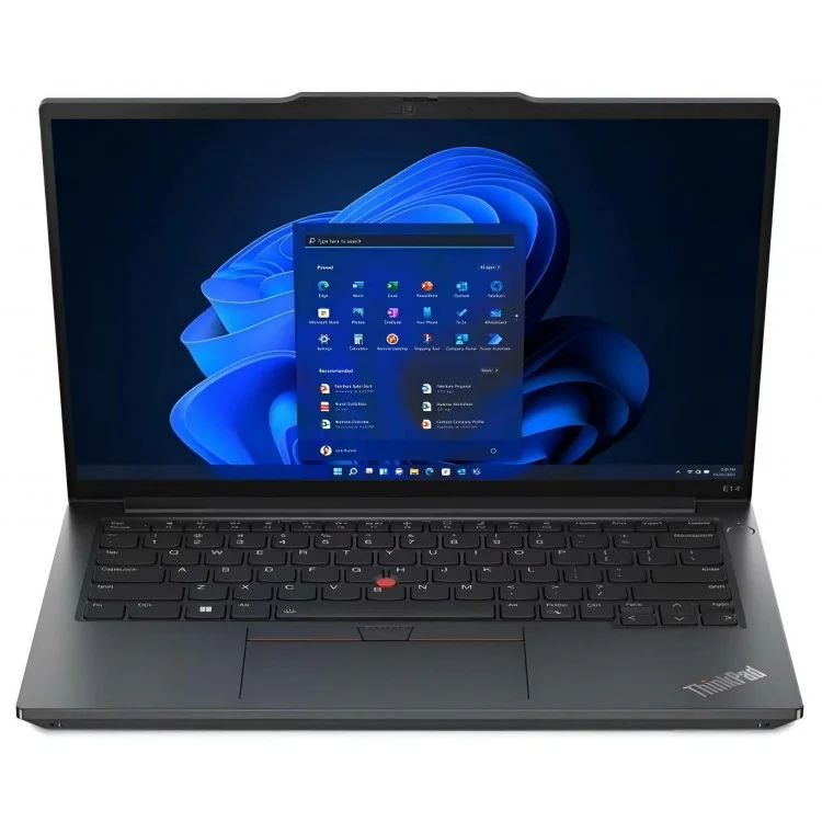 Ноутбук Lenovo ThinkPad E14 G5 14" (1920x1200) IPS, Ryzen 5 7430U, 16Gb DDR4,512Gb SSD, AMD Radeon, FHD+IR Cam, WiFi 6 802.11ax 2x2+BT5.1,FPR,57Whr, B