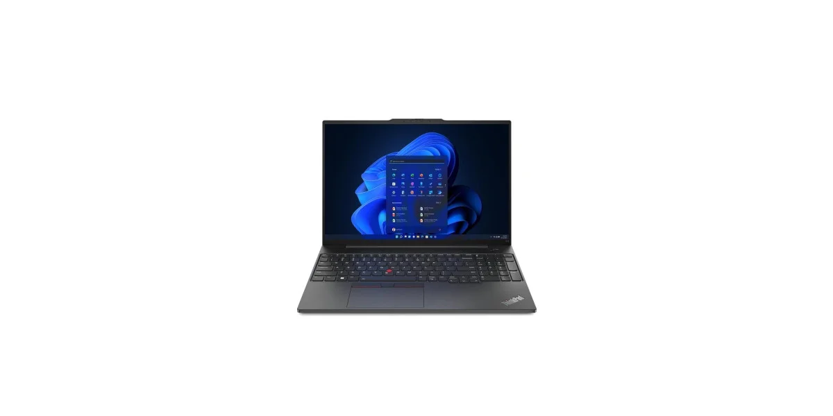 Ноутбук Lenovo ThinkPad E16 G2 16" (1920x1200) IPS, Ryzen 5 7535HS, 16Gb DDR5,512Gb SSD, AMD Radeon, FHD Cam, RTL8852BE,FPR,3 Cell 47Whr, BKLT KB ENG,