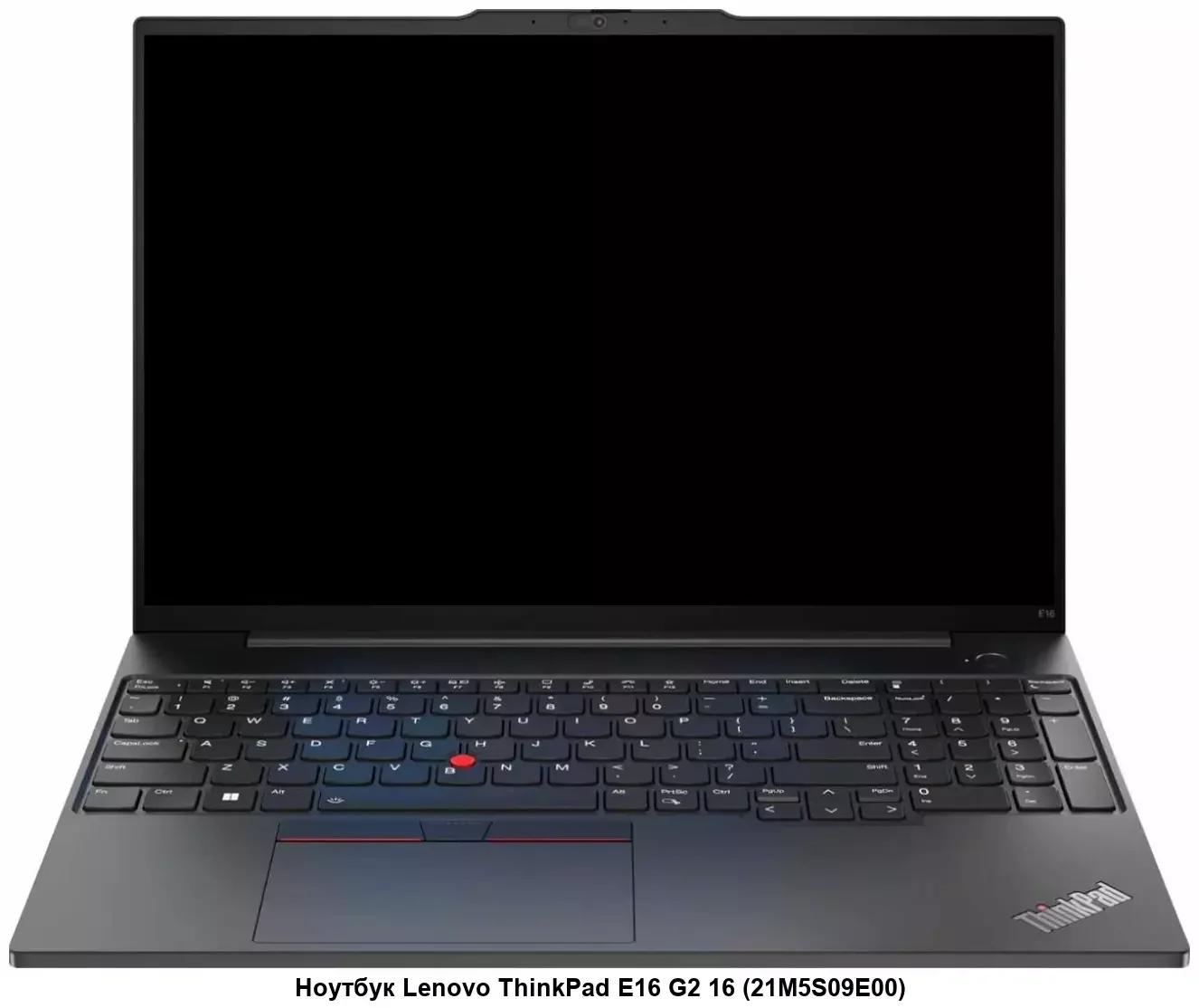 Ноутбук Lenovo ThinkPad E16 G2 Ryzen 7 7735U 16Gb SSD 512Gb AMD Radeon Graphics 680M 16" IPS WUXGA (1920x1200) без ОС black WiFi BT Cam (21M6S1F000)