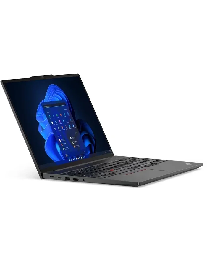 Ноутбук Lenovo ThinkPad E16 G2 Ryzen 7 7735U 16Gb SSD 512Gb AMD Radeon Graphics 680M 16" IPS WUXGA (1920x1200) без ОС black WiFi BT Cam (21M6S1F000)