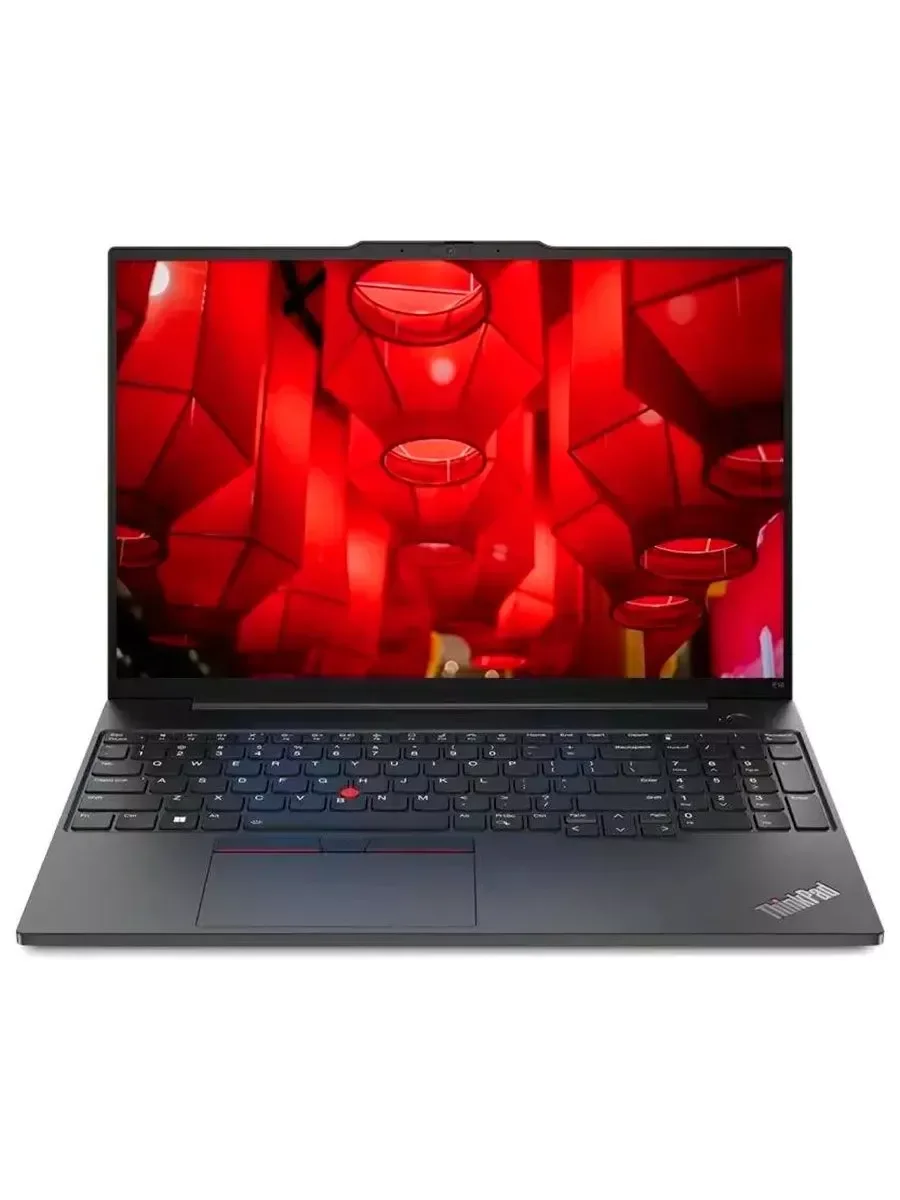 Ноутбук Lenovo ThinkPad E16 G2 Ryzen 7 7735U 16Gb SSD 512Gb AMD Radeon Graphics 680M 16" IPS WUXGA (1920x1200) без ОС black WiFi BT Cam (21M6S1F000)