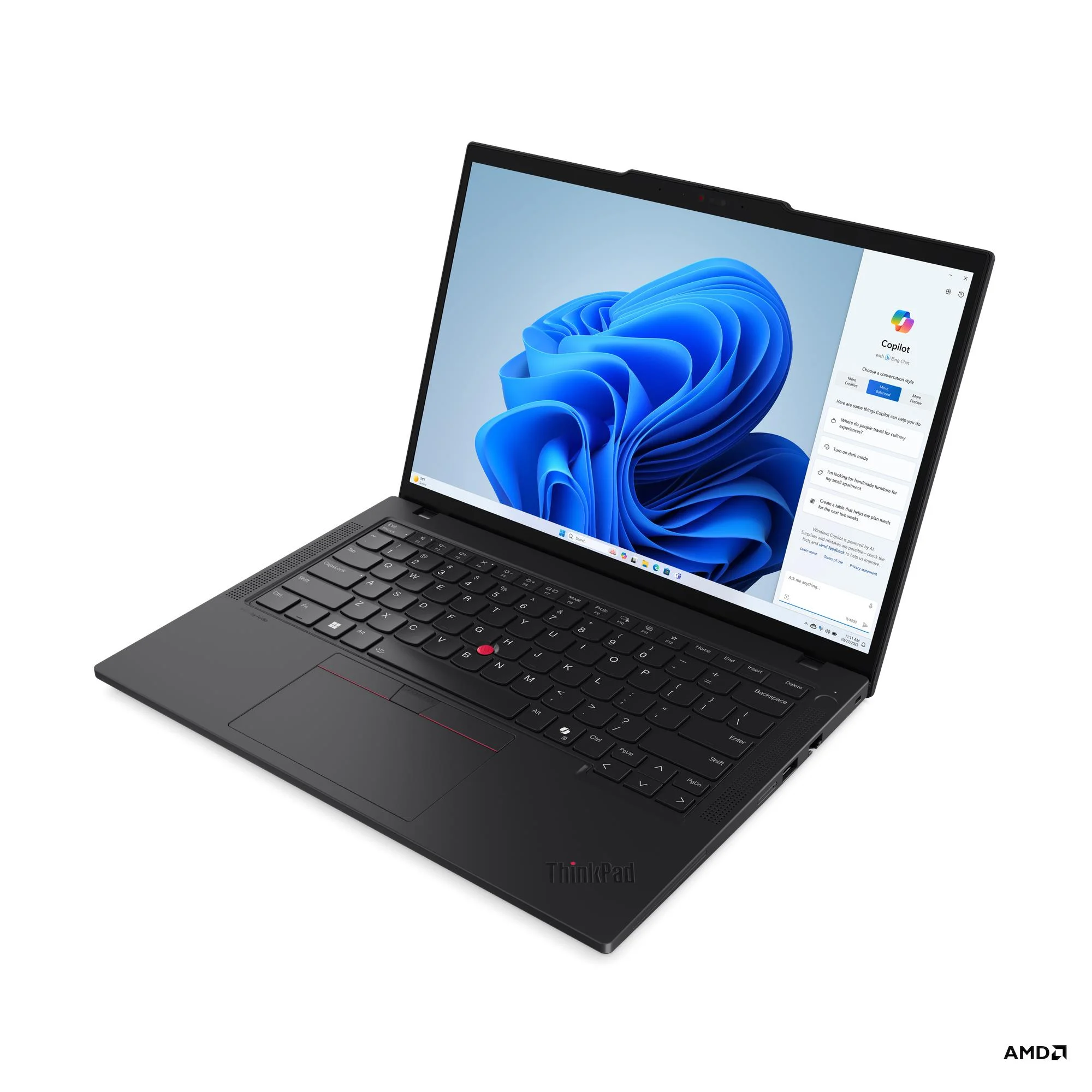 Ноутбук Lenovo ThinkPad T14 G5 Core Ultra 7 155U 16Gb SSD 512Gb Intel Graphics 14" IPS WUXGA (1920x1200) Windows 11 Pro 64 black WiFi BT Cam (21ML0089