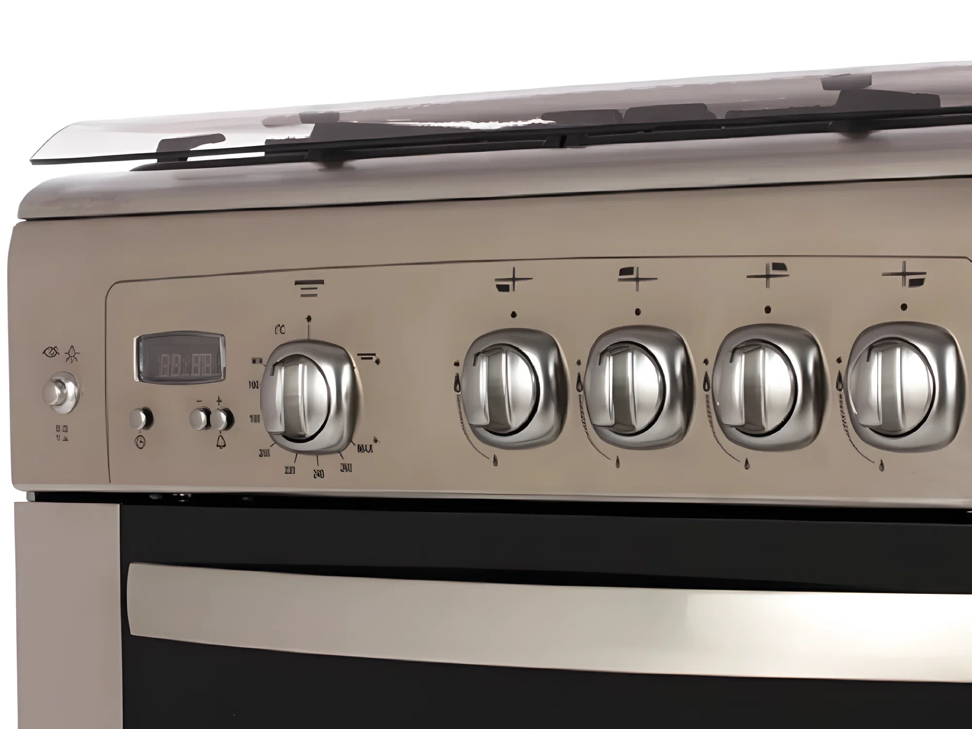Плита газовая GEFEST 6100-03 0004 (Электроподжиг, часы, гриль, ГК дух 60x60x85 см)