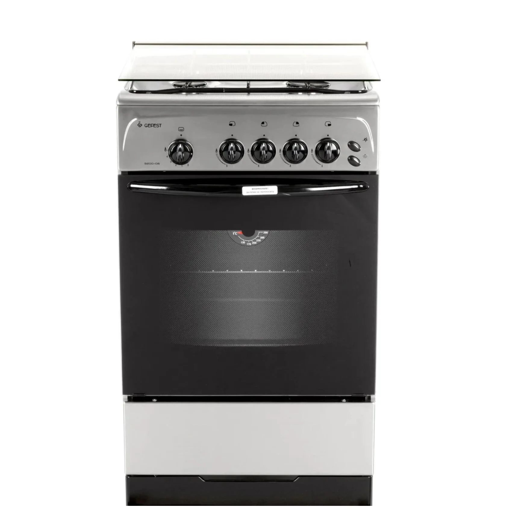 Плита Газовая Gefest ПГ 3200-06 50*57*85 решетки сталь ГК духовки