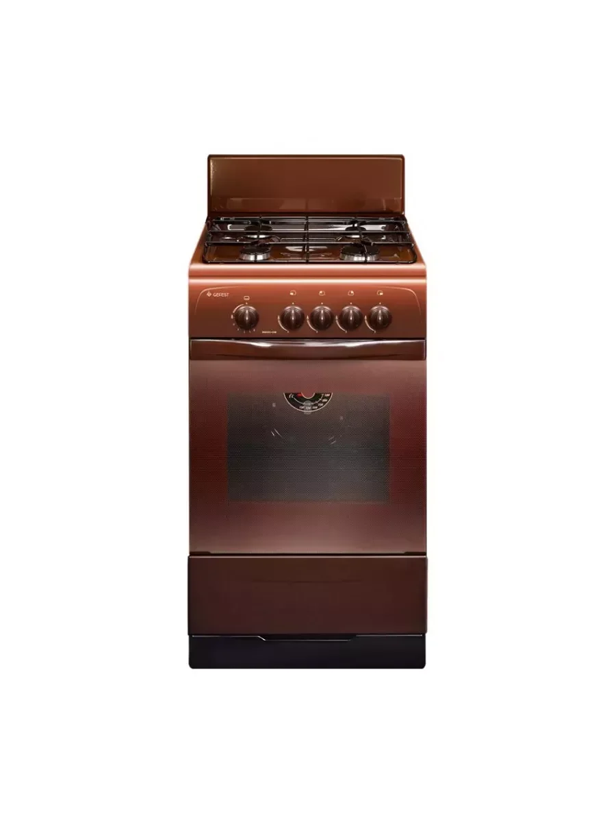Плита газовая Gefest ПГ 3200-08 К19 коричневый реш.сталь ГК духовки, 85*53*50