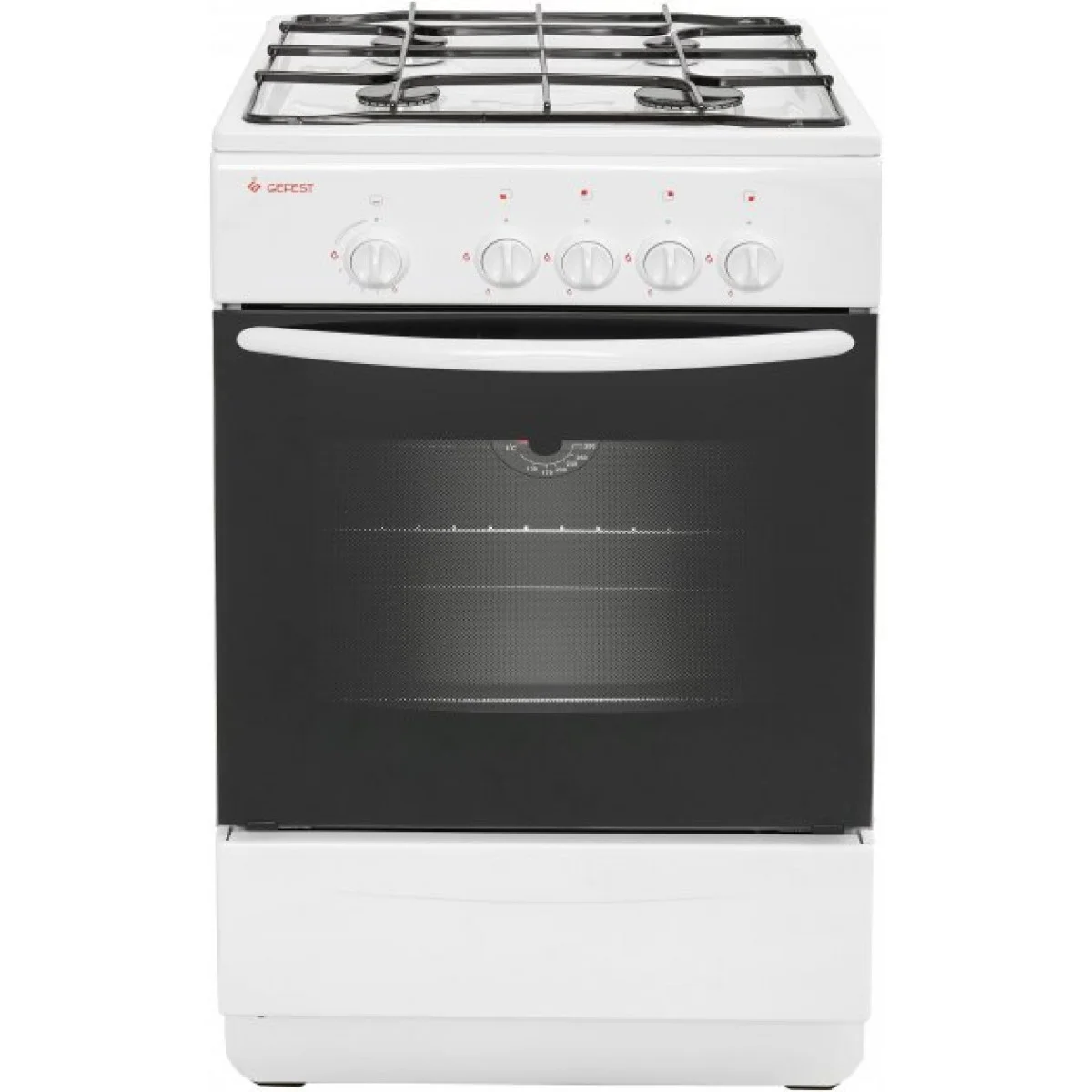 Плита газовая Gefest ПГ 3200-08 К35 белый (без крышки) реш.сталь, духовка 42 л, ГК полный 85*53*50