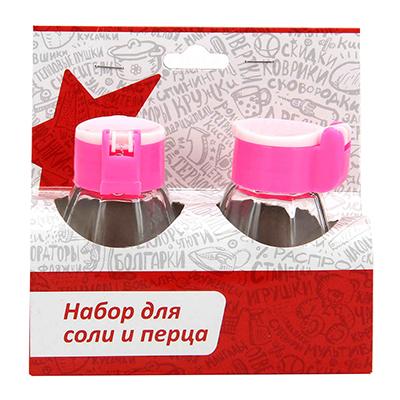 VETTA Набор для соли/перца, стекло, пластик, 3,5х7,5см