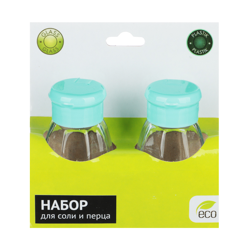 VETTA Набор для соли/перца, стекло, пластик, 3,5х7,5см