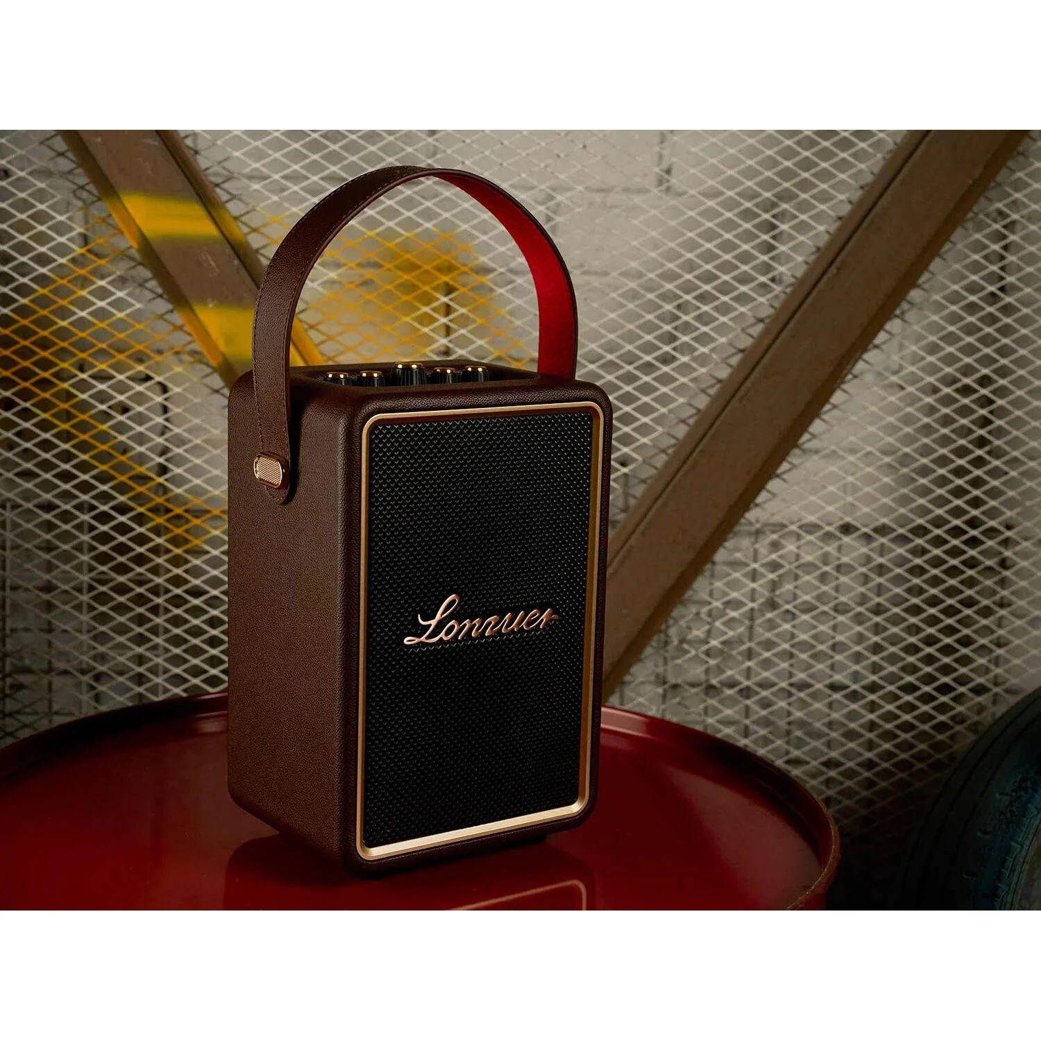 Беспроводная колонка Lonzuer Running коричневый